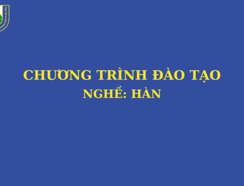 Chương trình đào tạo sơ cấp nghề hàn