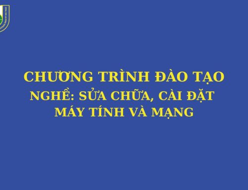 CHƯƠNG TRÌNH ĐÀO TẠO SƠ CẤP SỬA CHỮA, CÀI ĐẶT MÁY TÍNH VÀ MẠNG