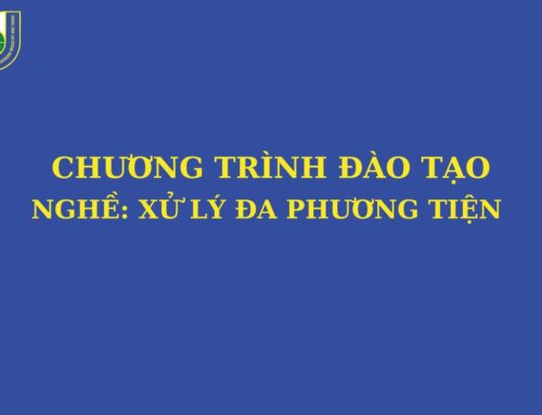 CHƯƠNG TRÌNH ĐÀO TẠO SƠ CẤP XỬ LÝ ĐA PHƯƠNG TIỆN