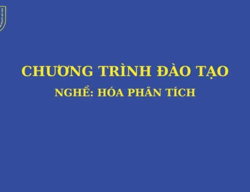 Chương trình đào tạo Sơ cấp Hóa phân tích