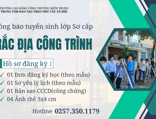 Thông báo tuyển sinh lớp Sơ cấp Trắc địa công trình