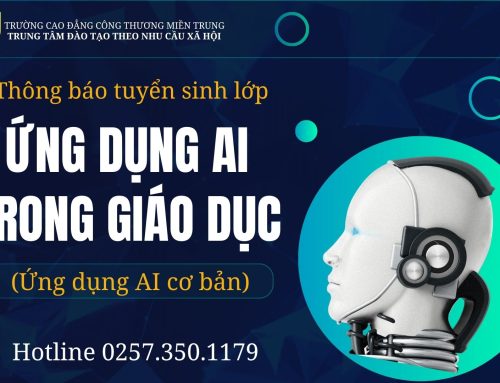 Thông báo tuyển sinh lớp Ứng dụng AI trong giáo dục (cơ bản)