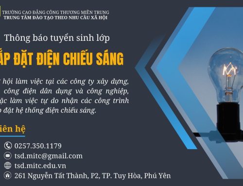 Thông báo tuyển sinh lớp Sơ cấp Lắp đặt điện chiếu sáng