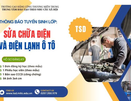 Thông báo tuyển sinh lớp Sửa chữa điện và điện lạnh ô tô