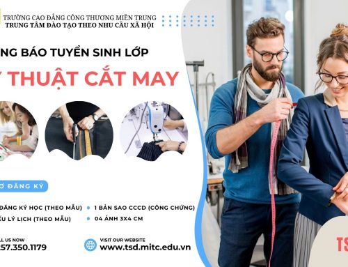 Thông báo tuyển sinh lớp Sơ cấp Kỹ thuật cắt may