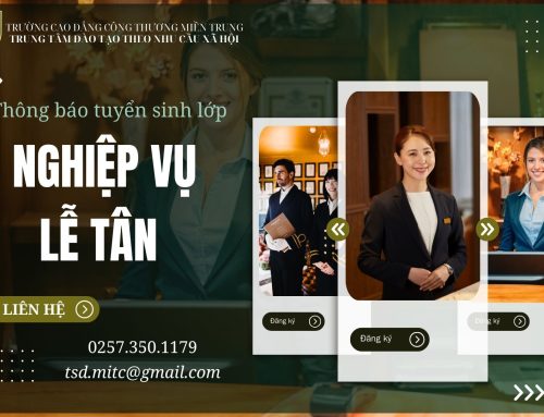 Thông báo tuyển sinh lớp Nghiệp vụ lễ tân