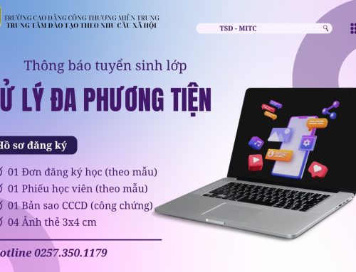 Thông báo tuyển sinh lớp Xử lý đa phương tiện