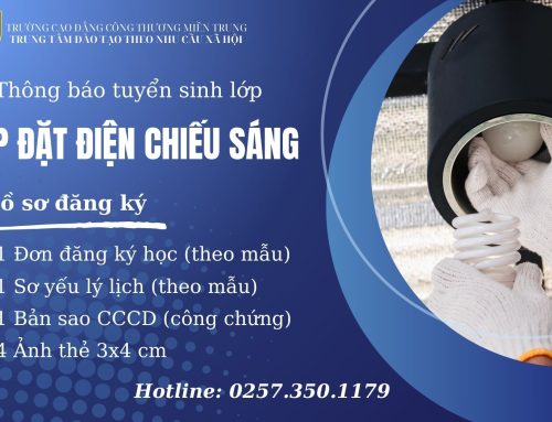 Thông báo tuyển sinh lớp Sơ cấp Lắp đặt điện chiếu sáng