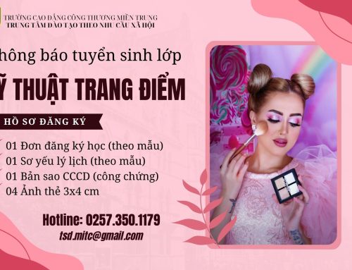 Thông báo tuyển sinh lớp Sơ cấp Kỹ thuật trang điểm