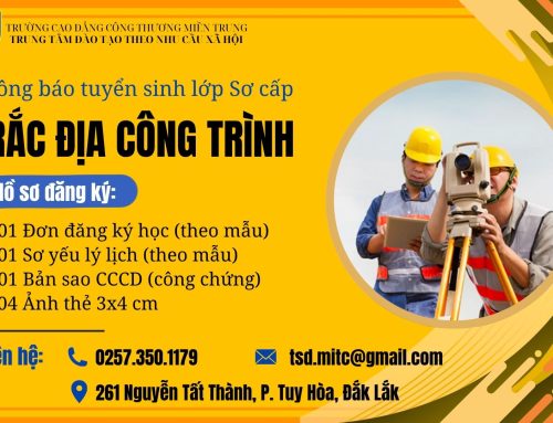 Thông báo tuyển sinh lớp Sơ cấp Trắc địa công trình