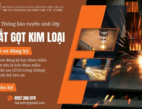 Thông báo tuyển sinh lớp Sơ cấp Cắt gọt kim loại